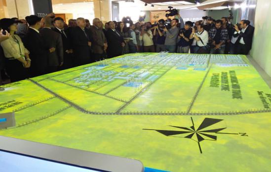 埃及蘇伊士規劃館數字沙盤