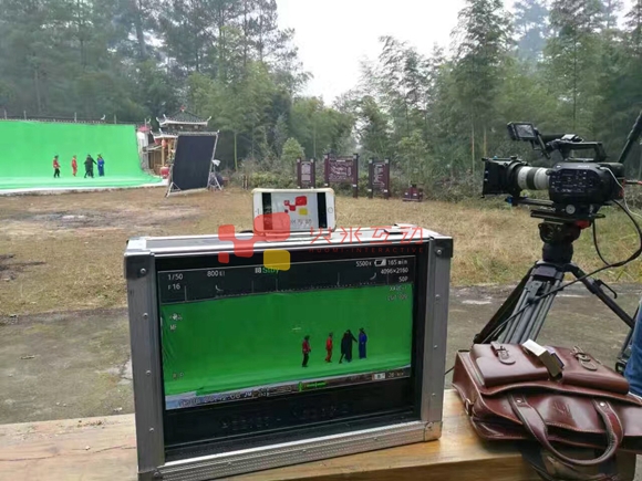 火米互動邵陽幻影成像拍攝現場